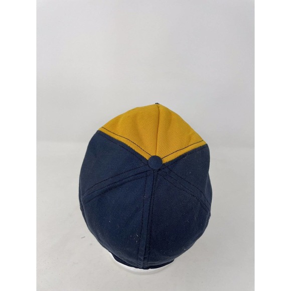 Vintage CUB SCOUTS Wolf Cubs Boy Snap Back Hat Cap BSA Yellow Navy Small Medium - Picture 7 of 10